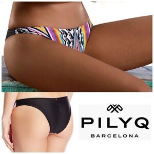 PILYQ Inca basic teeny bikini bottoms. Small